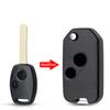 For Honda Fit Accord Civic 2006-2011 2003-2013 CRV 2018 Pilot Modified Flip 2/3/4 Buttons Car Remote Key Shell with/without Rubber Pad