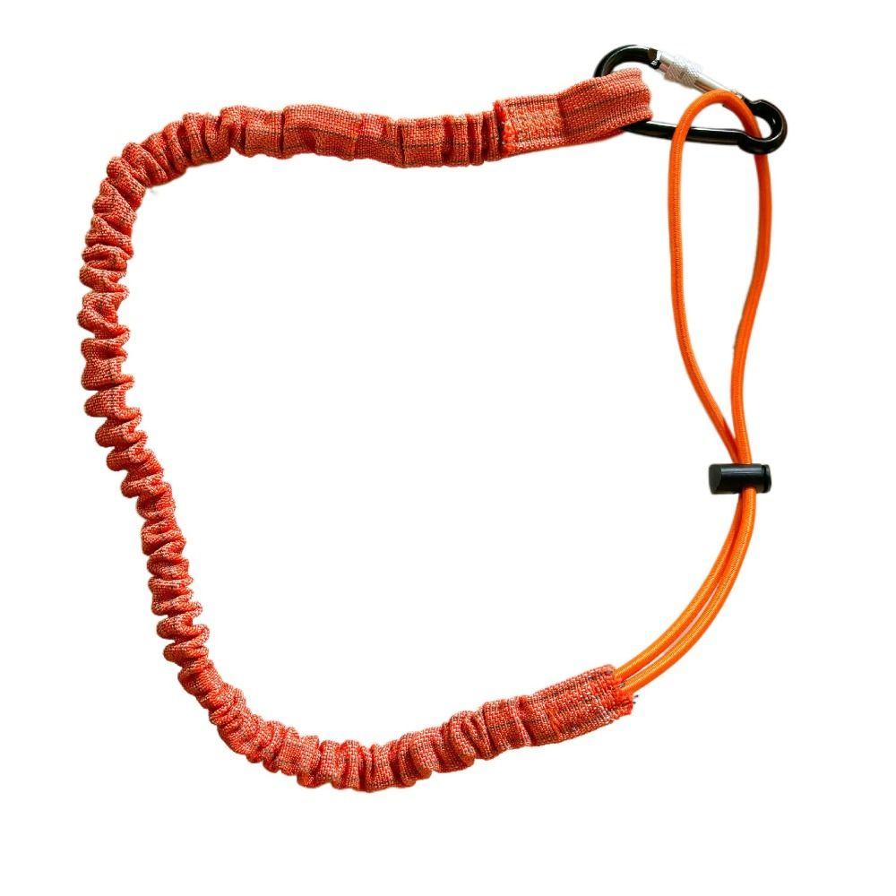 

Зажим против падения Банджи-шнур Портативный страховочный шнур для инструментов Страховочная веревка Гаечный ключ оранжевый