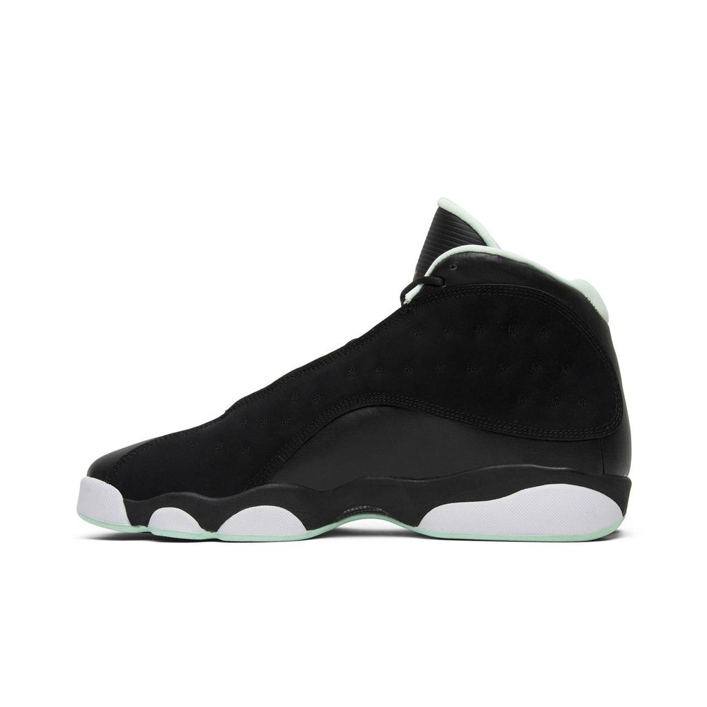 Air Jordan 13 Retro Bambini 'Mint Foam' (Unisex) Scarpe da Basket per Bambini Nero / Oro Metallico / Schiuma Menta / Bianco 439358 015