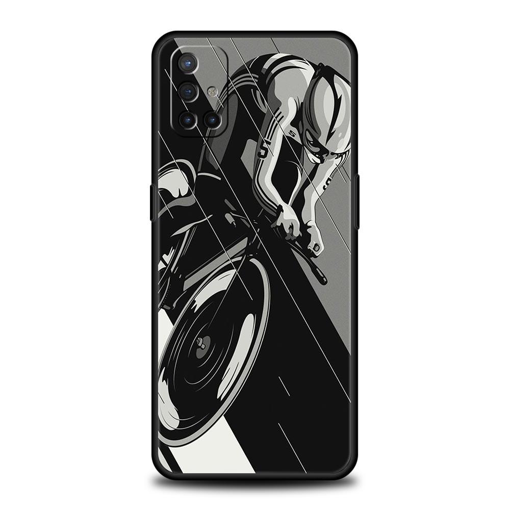 Mountain Bike Cycling art Phone Case For OnePlus 12 11 10 9 8 7 7T Pro 12R 10R 9RT 9R 8T Nord N100 N200 N10 2T CE 2 5G Cover