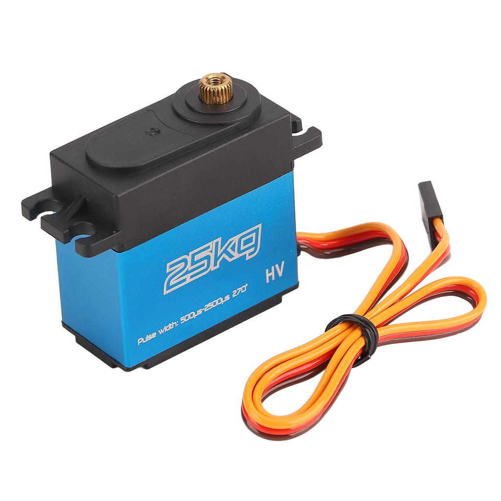 Metal Gear Servo 25KG Full Digital Waterproof 270 Degree Rotation with 25T Arm for CNC