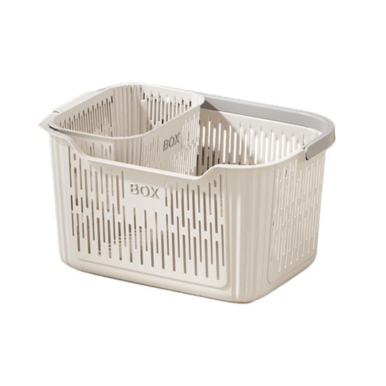 Kosz na pranie Oddychający kosz do przechowywania z siatki z uchwytem Kosz na brudne ubrania z wbudowanym koszem na bieliznę na ubrania, zabawki, łazienkę, pralnię