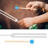 OM136.1HZ Aluminum Alloy Tuning Fork Wood Hammer Sound Healing Therapy Tool Set