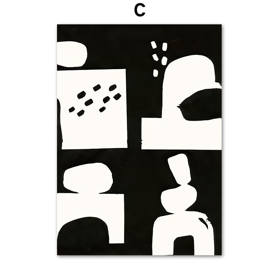 Abstract Striped Girl Line Body Geometry Wall Art Canvas Painting Nordic Posters And Prints Wall Pictures For Living Room Decor