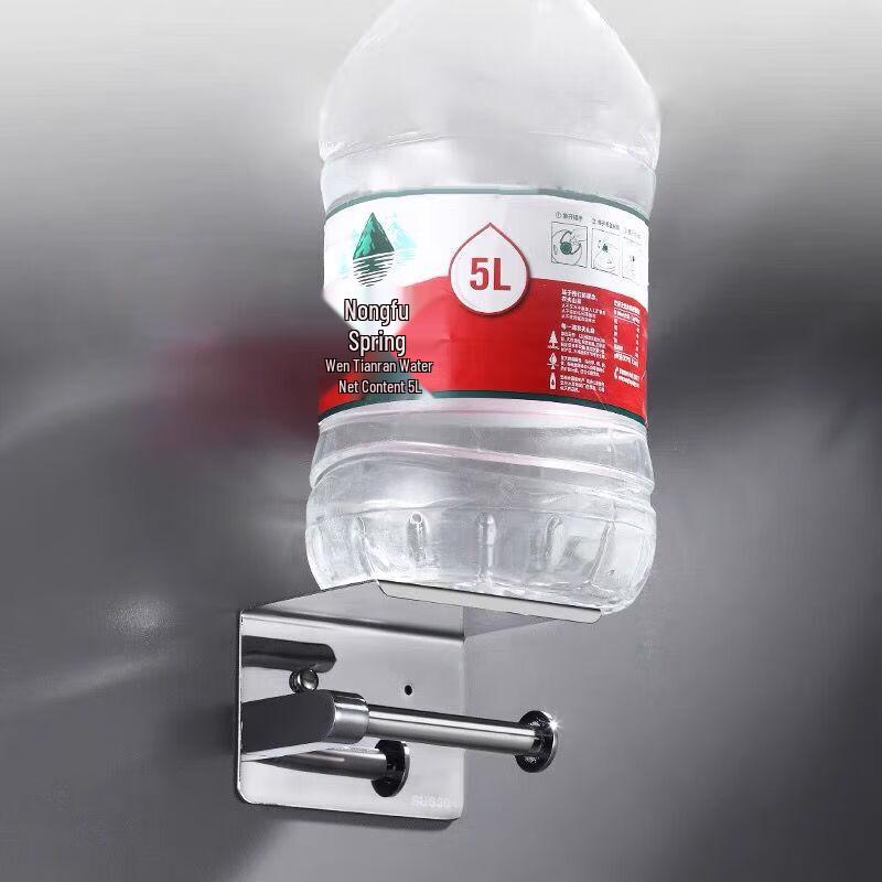 304 Stainless Steel Punch-Free Toilet Paper Holder with Phone Shelf