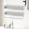 Bathroom Shelves with Towel Bar Shower Shelf Stand Caddy Shampoo Holder Organizer for