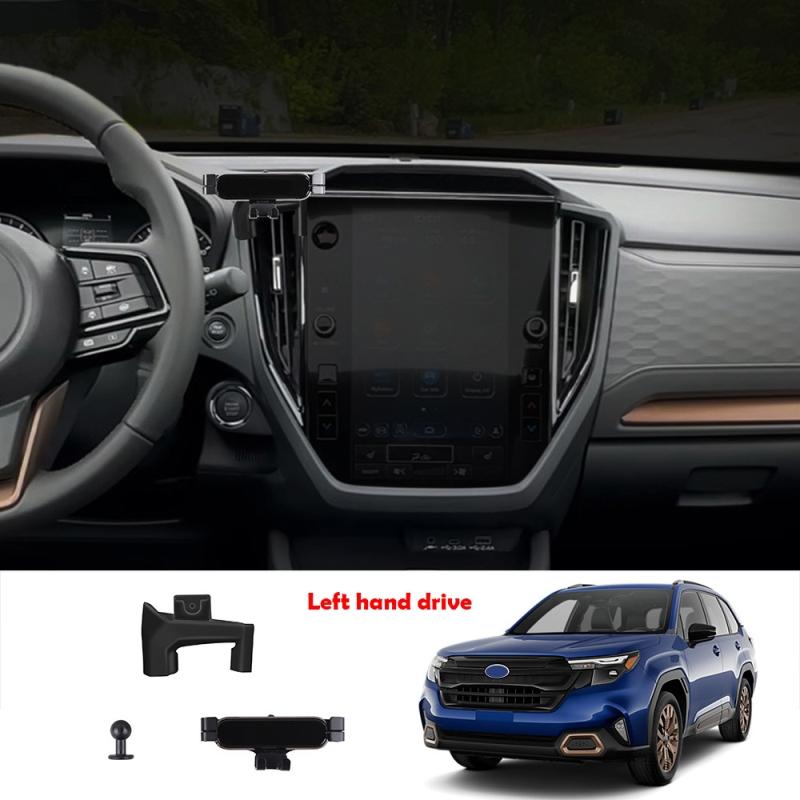 LHD RHD For Subaru Forester 2025 2026 ABS plastic Mobile phone holder telephone central control holder Interior Accessories