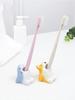 Cartoon Animal Toothbrush Holder Cute Corgi Shark Storage Stand Makeup Brush Stationery Countertop Organizer Bathroom Decoration