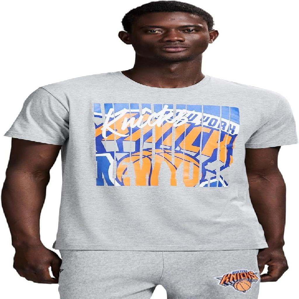 Men's X NBA Officially Licensed Graphic Short Sleeve Lightweight Crew Neck Cotton Team T-Shirt(2)
