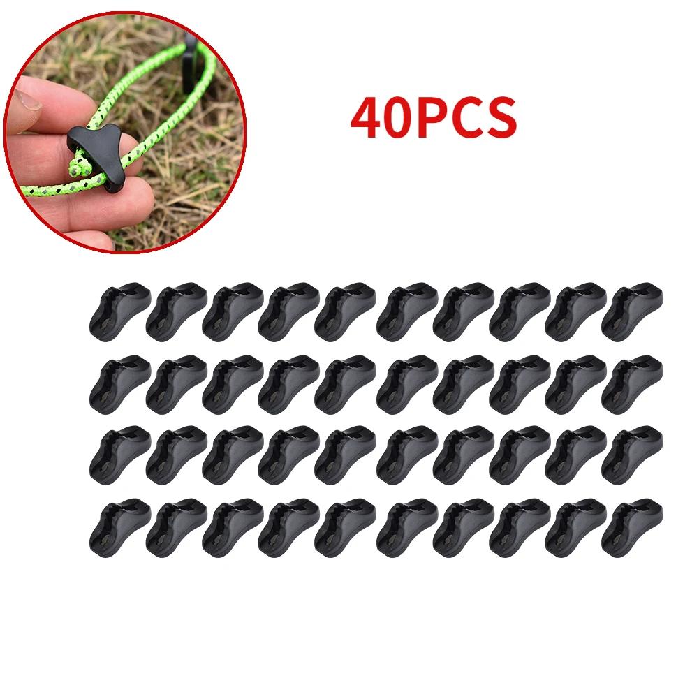 Camping Tent Fastener Wind Rope Buckles Triangle Anti Slip Cord Stopper Tools
