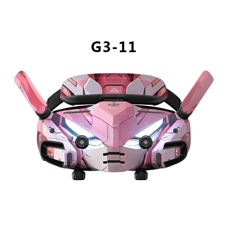 

Цветная наклейка для DJI Avata 2 для DJI Goggles 3 Защитные аксессуары для очков Наклейки из ПВХ