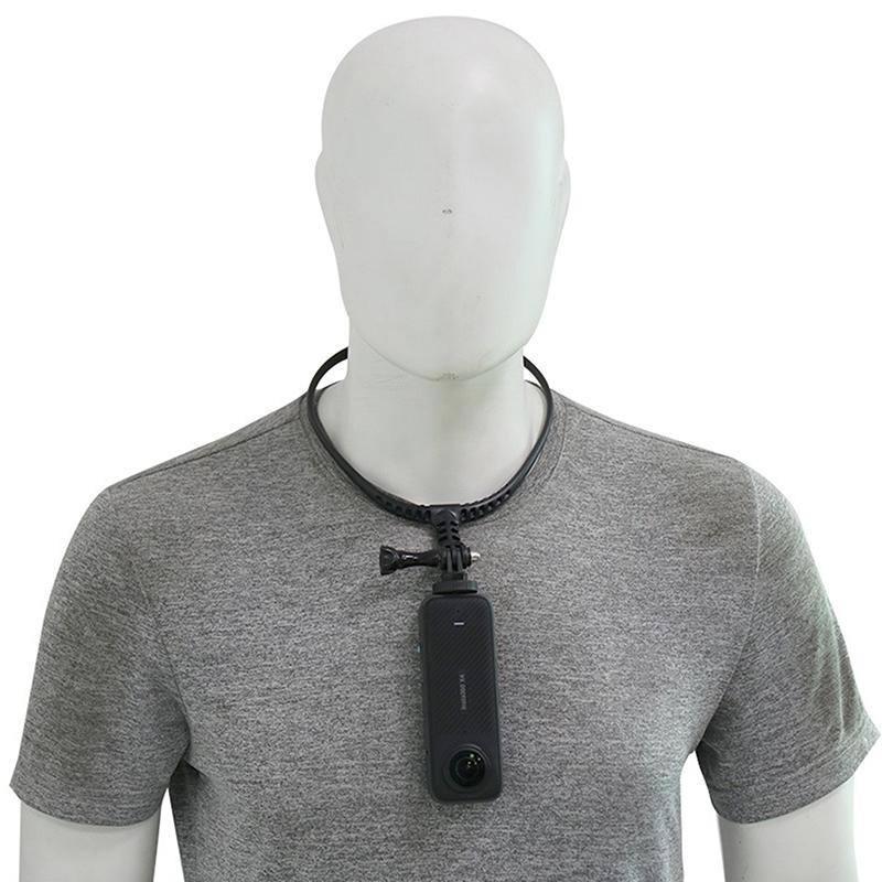 Cycling Collar Neckband Phone Live Streaming Stand Action Camera Neckband Recorder Stand