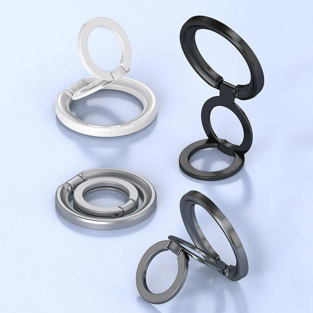 Doppelseitiger magnetischer Fingerverschluss Starke Saugkraft Handy-Ständer Tragbarer Handy-Ringhalter