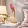 Resin Decorative Sculpture Gold Finish Tropical Bird Decor Piece Golden