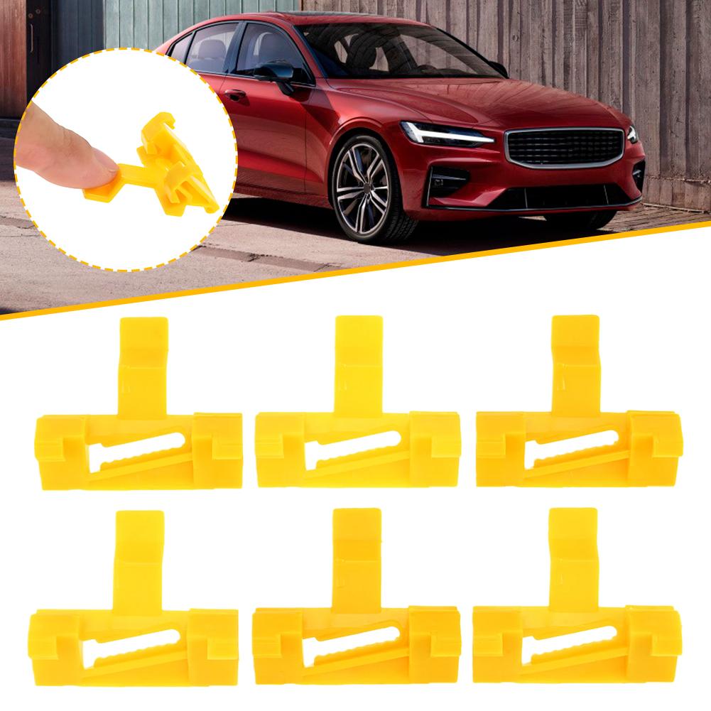 6Pcs For Volvo S60 XC70 V70 Car Side Windshield Molding Decorative Moulding Windshield Trim Par D6H9