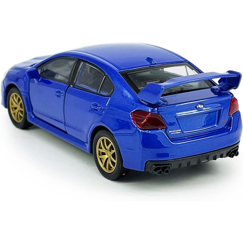 1/36 Scale Impreza WRX STI Toy Car Racing Sports Diecast Model Car Metal Pull Back Vehicle,Doors Open,Zinc Alloy Casting,Kids Gifts Collection