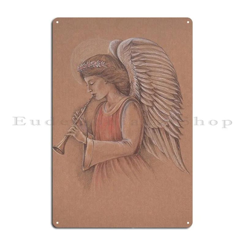 Angel Lizblackdowding Metal Plaque Poster Personalized Funny Bar Decoration Wall Cave Tin Sign Poster