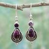 1 Pair Inlaid Rhinestone All-match Charming Dangler Earring for Banquet
