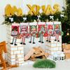 Set of 6 Christmas Giftbag Socks for Home Decoration Indoors Outdoor Hanging Stockings for Fireplaces Christmas Tree