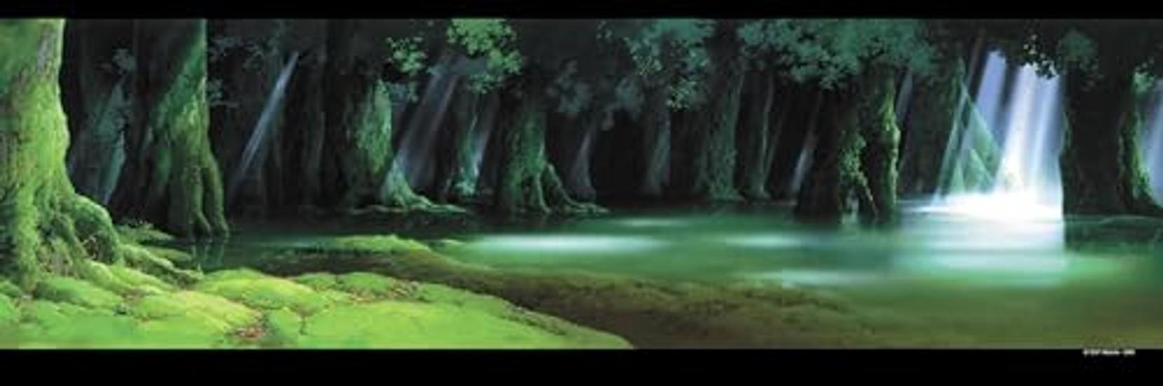 

Ensky Пазл 950 деталей Серия фонового арта Studio Ghibli Принцесса Мононоке Лес Шисигами (34x102см) игрушечный