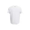 Under Armour Logo Print Loose Fit Crew Neck Short Sleeve T-Shirt Men Tops White 1382796-100