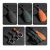 Suede Leather Car Key Case for Volkswagen VW Magotan Passat B8 TIGUAN MK2 Golf 8 2020 for Skoda Octavia A8 A7 2021 SEAT Leon MK4