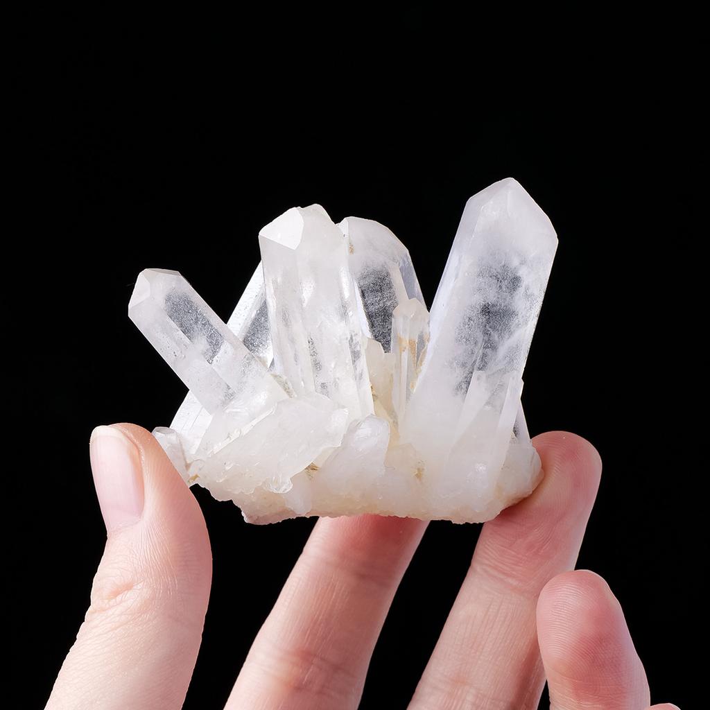 1pc Natural white crystal cluster crystal crafts home decoration degaussing ornamental ore ornaments holiday gifts rose quartz