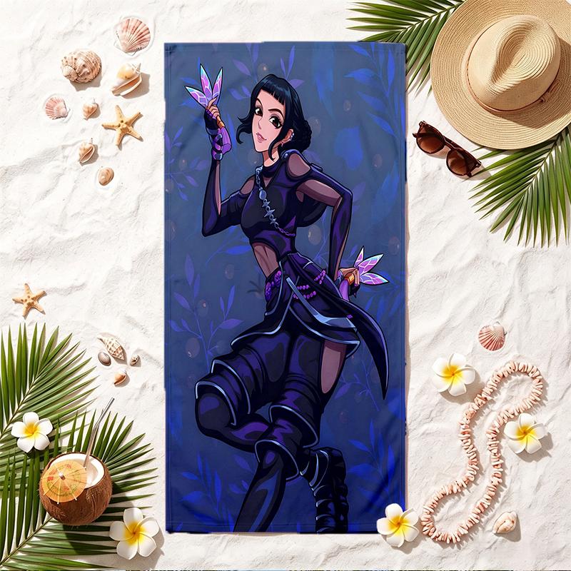 zoey Soft Beach Towel Stylish Beach Pool Towel for Summer Seaside Vacation Travel