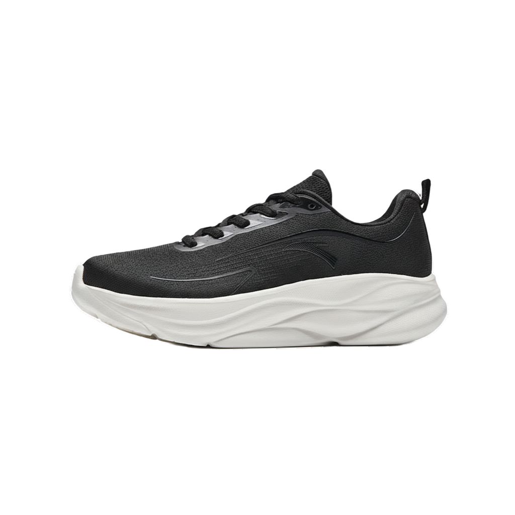 

Anta Ling Mao Fabric Retro Minimalist Shock Absorbing Non-Slip Low-Top Training Shoes Women sneaker Basic-Black 922627736-5 35.5
