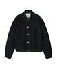 Noise Washed Denim Blouson Jacket - Indigo