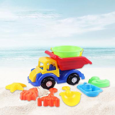 Children's Beach Toy Set Parent-child Summer Outdoor Games For Kids Playing In Water And Sand W/ Sand Bucket Car Beach Shovel