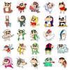 50 Crayon Shin-chan Dress-Up Stickers: Cute Japanese Anime Decorations for Water Cups, Phone Cases, and Tablets