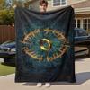 1pc One Ring to rule them all,  - Throw Blanket, Soft, Flannel Blankets, Living Room,  All Seasons Use-1021203