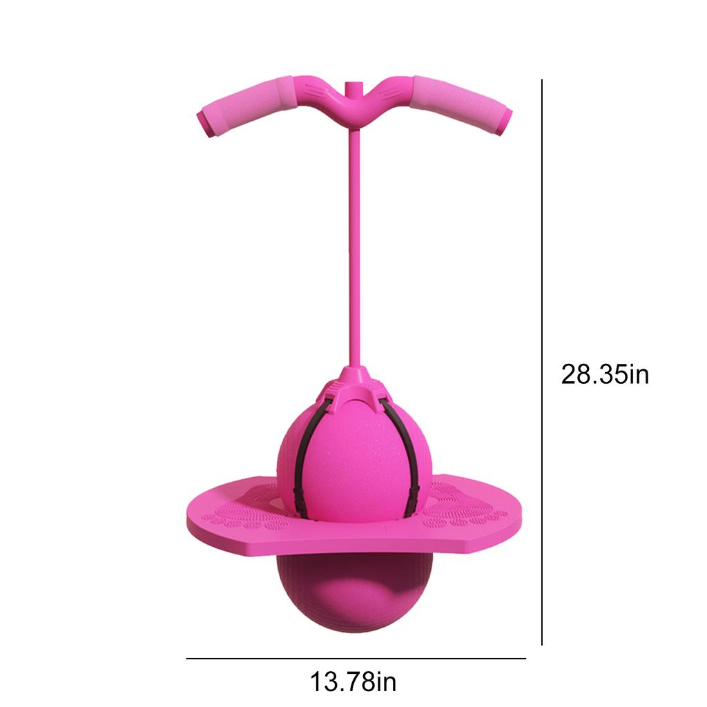 Nouă Baloane Pogo cu Mâner și Pompă Jucărie Sărituri Înalte Ball Sărituri Echilibru Sigur și Distractiv pentru Copii Băieți și Fete Joacă în Aer Liber