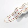 2Pcs/Set Boho Rhinestone Sequins Belly Waist Chain for Women Sexy Bikinis Thin Chain Belt Body Jewelry Summer Beach Accessories