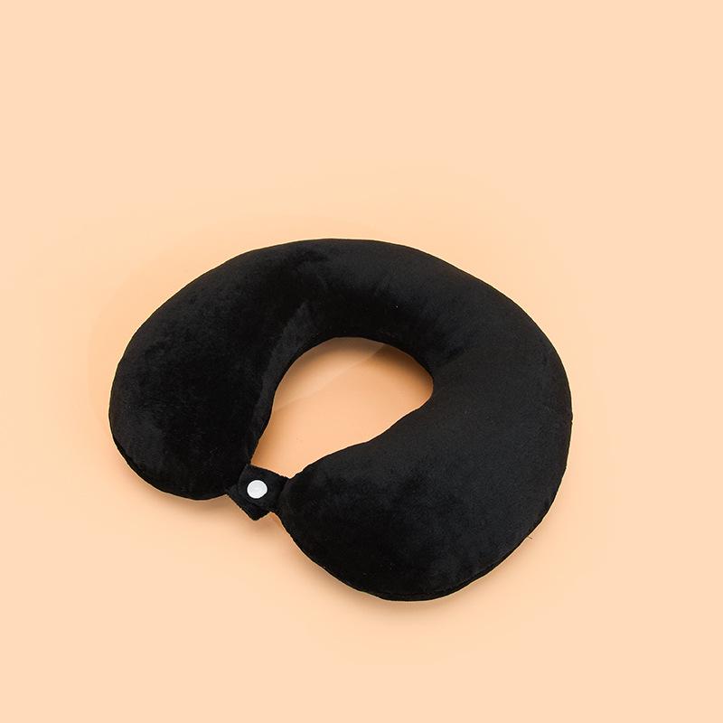 Customizable U-shaped Travel Neck Pillow - Cervical Support for Airplanes, Nap Headrest, and Portable Backrest.