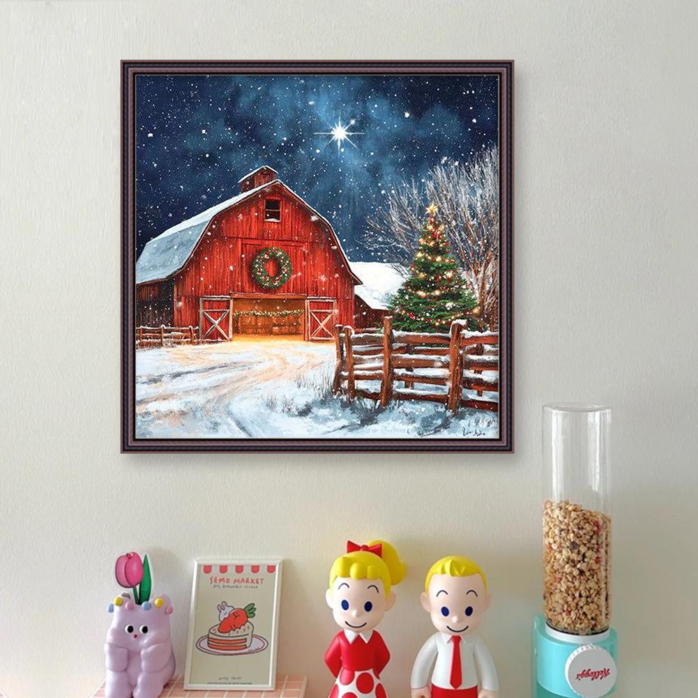 Full Embroidery cotton Thread 14CT Counted Xmas Cross Stitch Kit Home Decor