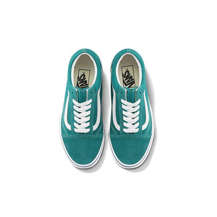 Vans Old Skool Series Turtle Print Retro Low-Top Skate Shoes Unisex Sneakers Light-Green VN0A3WKT4RT