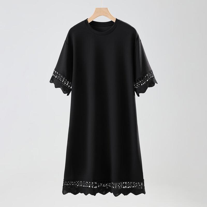 Snowforte Silk Blend Lace Midi Dress M