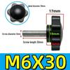 Adjustable Plum Blossom Plastic Head Star Handle Screw Bolt