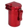 Oil Catch Can Aluminium Alloy Fuel Separator Reservior Trap Tank Replacement for Chevy Silverado 1500 Red