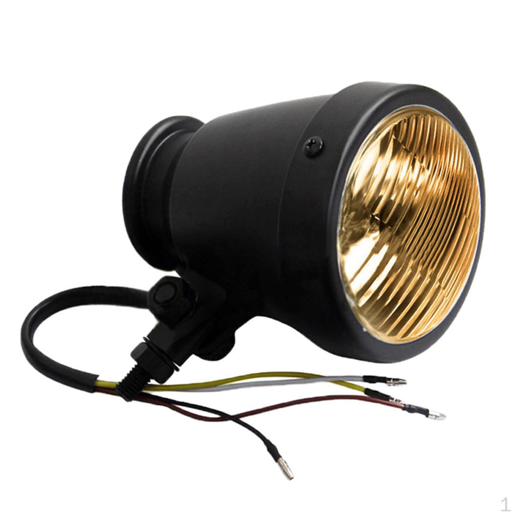 

4 Motorcycle Headlight Amber Signal Indicators Light For Amber Lens
