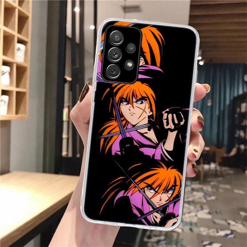Rurouni Kenshin Anime Soft Phone Case For Samsung Galaxy A52 A42 A32 A12 A22 A51 A50S A30S A20S A10S A71 A41 A31 A21S A40 A20E A
