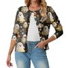 Women's Fashionable, Casual, Comfortable Halloween Print Cardigan Jacket