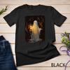 Cute Ghost Holding Candle Funny Halloween Gothic Vintage T-Shirt Unisex T-shirt