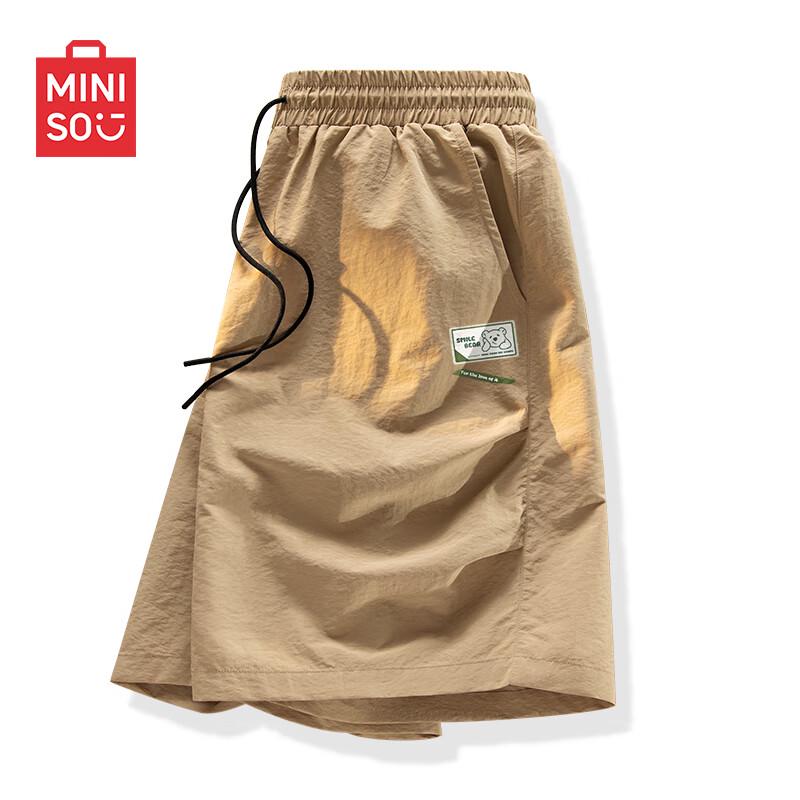 MINISO Men s Summer Cool-Feel Cargo Shorts L