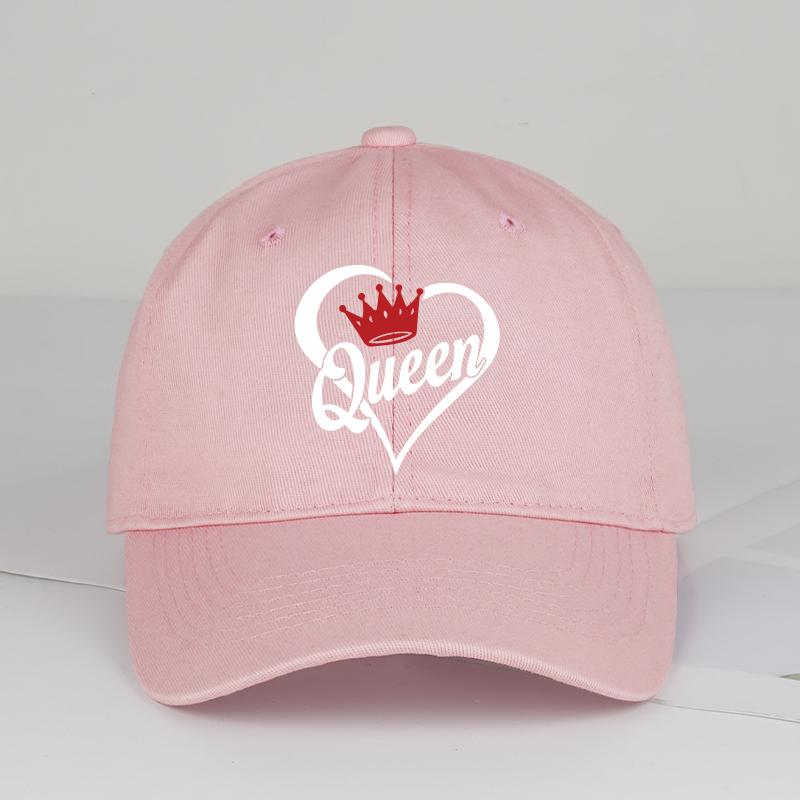 

MLFO King Queen Crown Heart Baseball Cap Soft Comfortable and RoUnisextic Perfect for Daily Dates Valentines Day Gift
