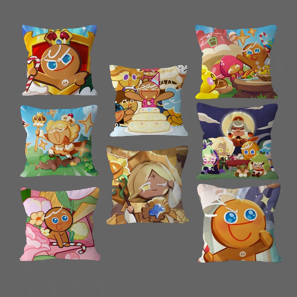 C-Cookie R-Run K-Kingdom Pillow Cover Sofa Cushion Cover Home Room Decoration Children Gift