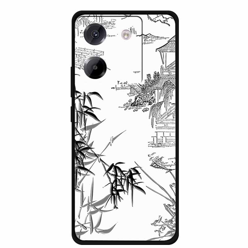 3D Phone Cover For Poco M7 Plus Pro Soft TPU Silicone Case for Poco M 7 PocoM7 Embossed Flower Blossoms Cartoon Gift Cute Bumper