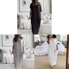 Robe Longue en Soie de Lait avec Motif Assemblé pour un Style Décontracté d'Été